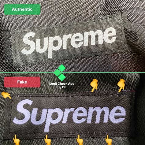 supreme shoulder bag black real vs fake|real vs false supreme shoes.